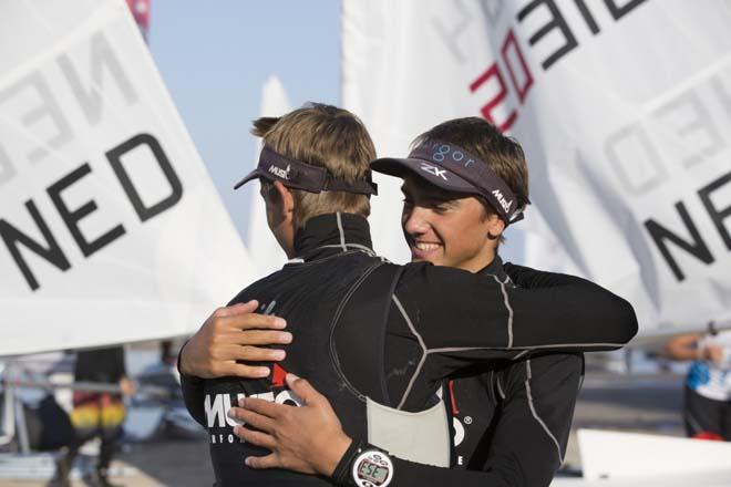 The Vandai brothers from Hungary - 2013 Laser Radial Youth World Championships © Lloyd Images